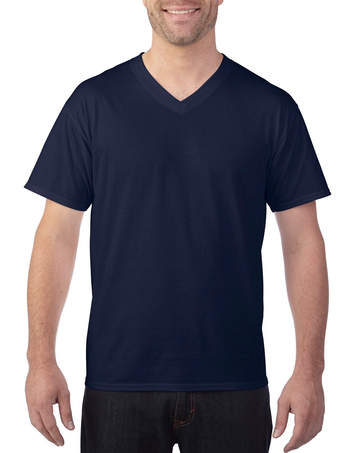 gildan v neck t shirt